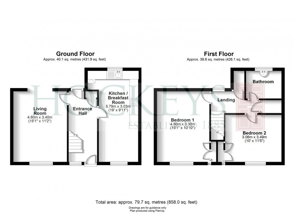 Floorplan for Thornhill Place, Longstanton, CB24