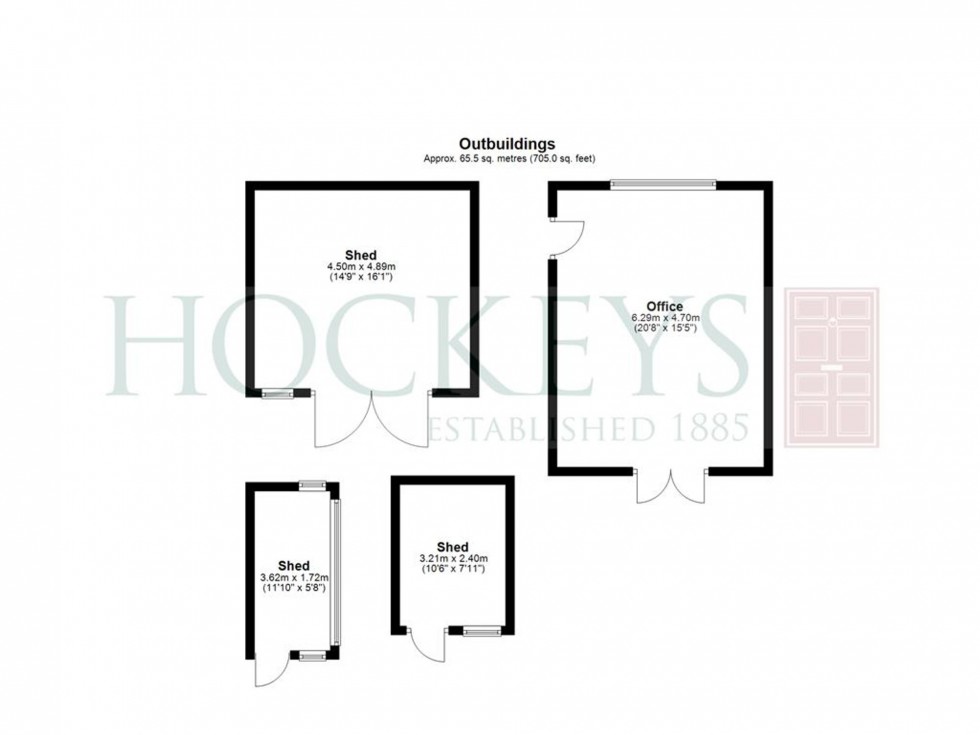 Floorplan for Delve Terrace, Chatteris, PE16