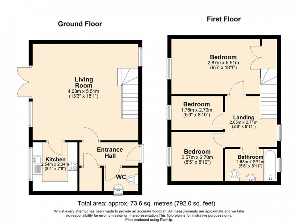 Floorplan for Hethersett Close, Newmarket, CB8