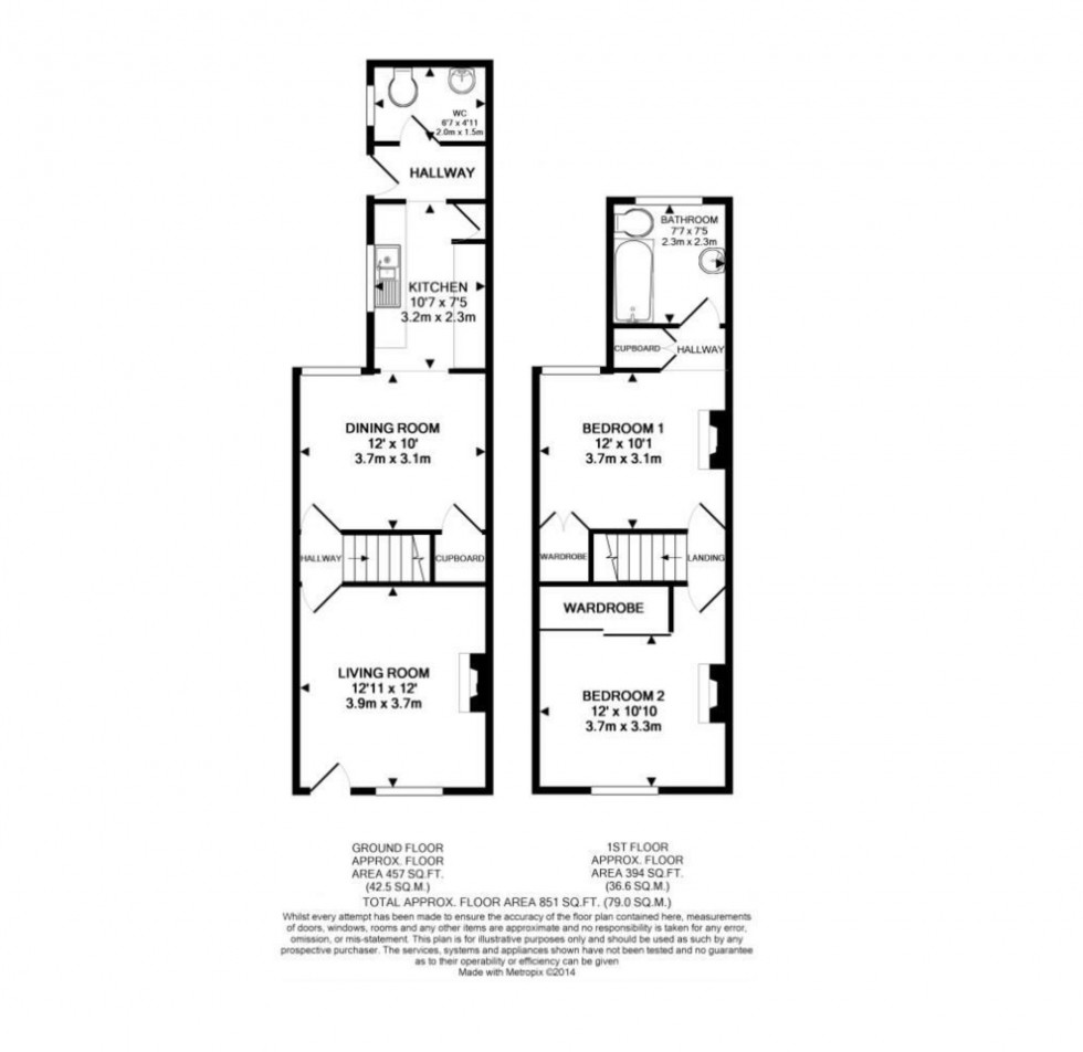 Floorplan for Lowther Street, Newmarket, CB8