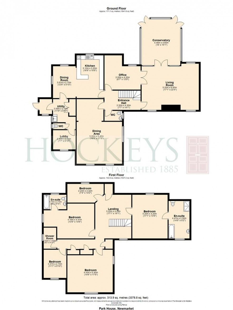 Floorplan for Bradley Road, Burrough Green, CB8