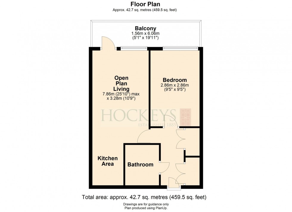 Floorplan for Clara Rackham Street, Cambridge, CB1