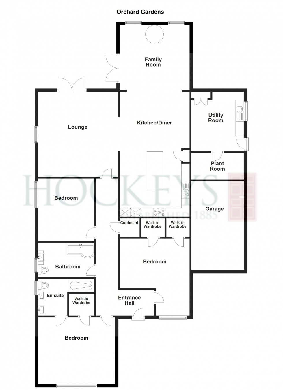 Floorplan for Orchard Gardens, Upwell, PE14