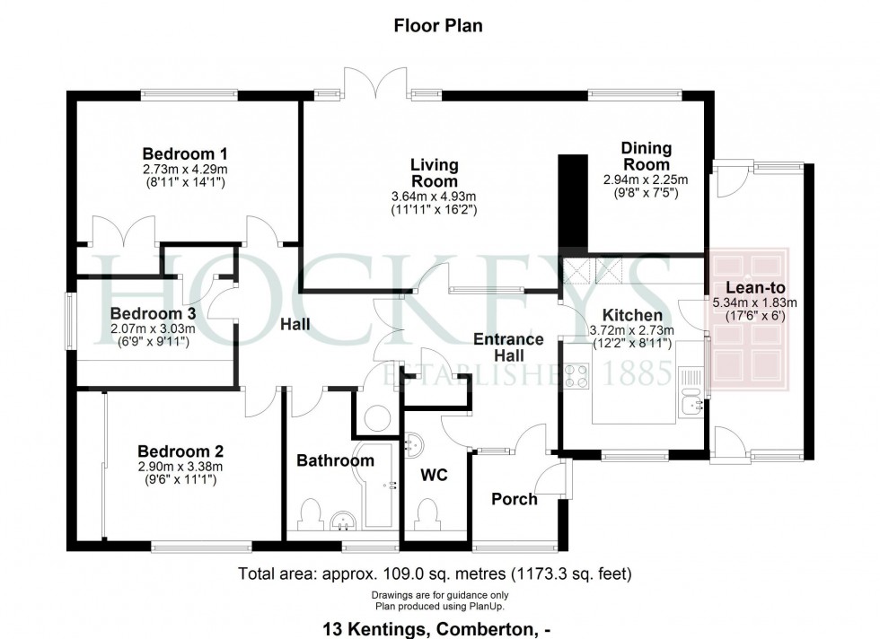 Floorplan for Kentings, Comberton, CB23