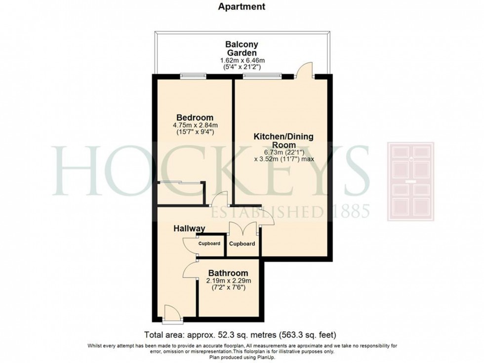 Floorplan for Clara Rackham Street, Cambridge, CB1