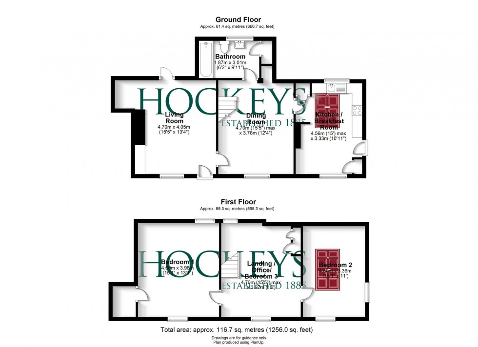 Floorplan for Hilton Street, Over, CB24