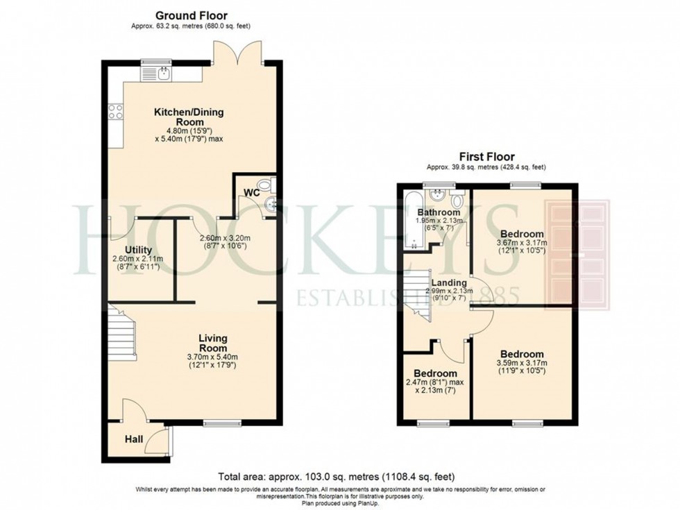 Floorplan for Green Head Road, Swaffham Prior, CB25