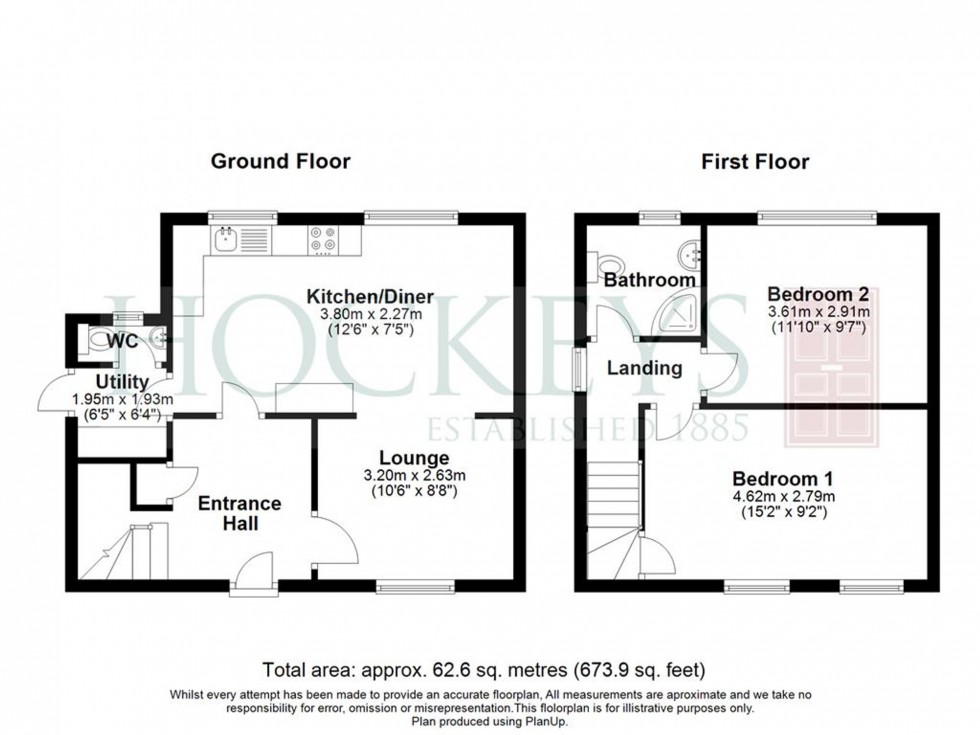 Floorplan for Coolidge Gardens, Cottenham, CB24