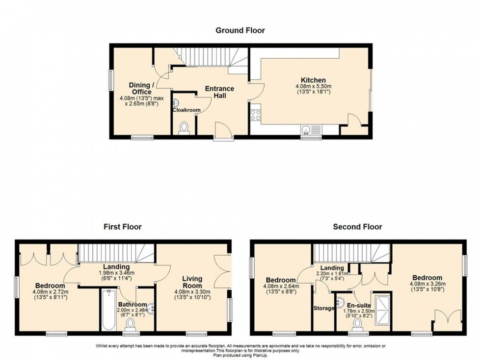 Floorplan for Plantation Way, Red Lodge, IP28