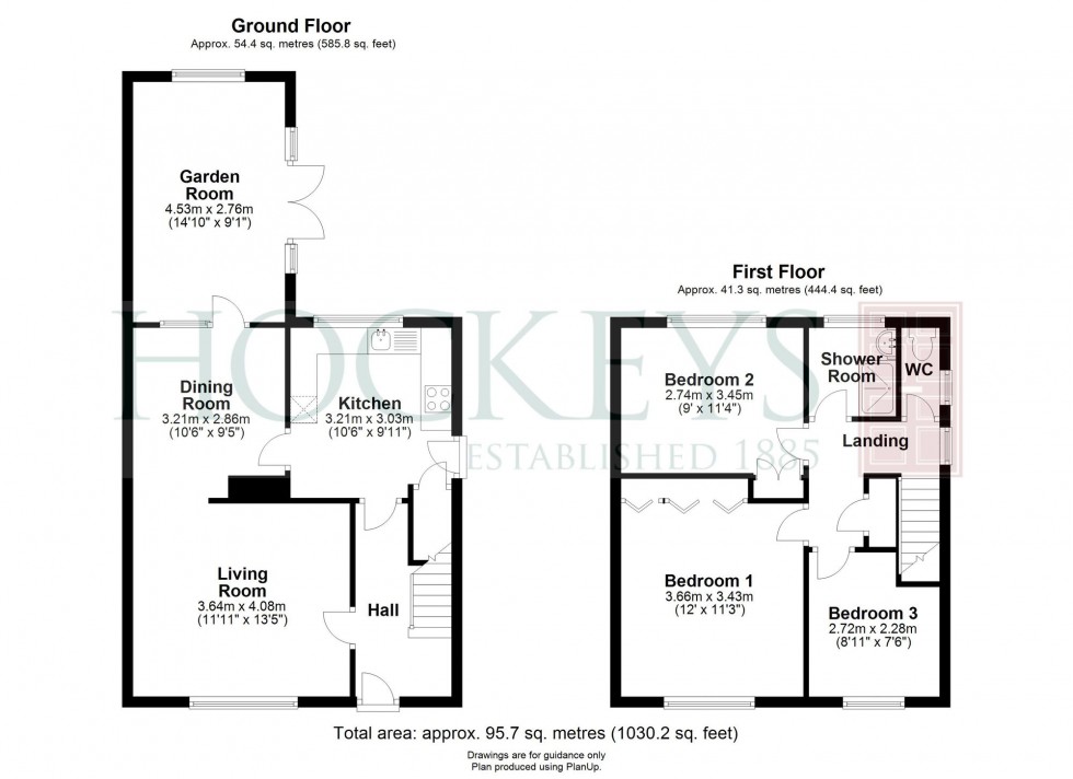 Floorplan for Crowthorne Close, Cambridge, CB1