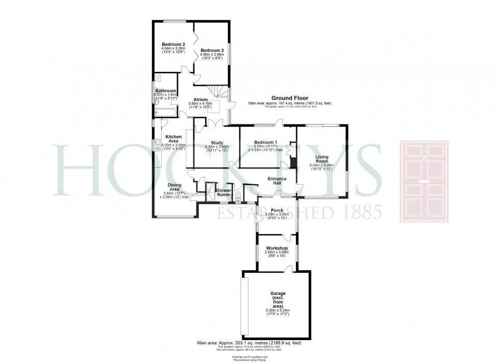 Floorplan for London Road, Harston, CB22