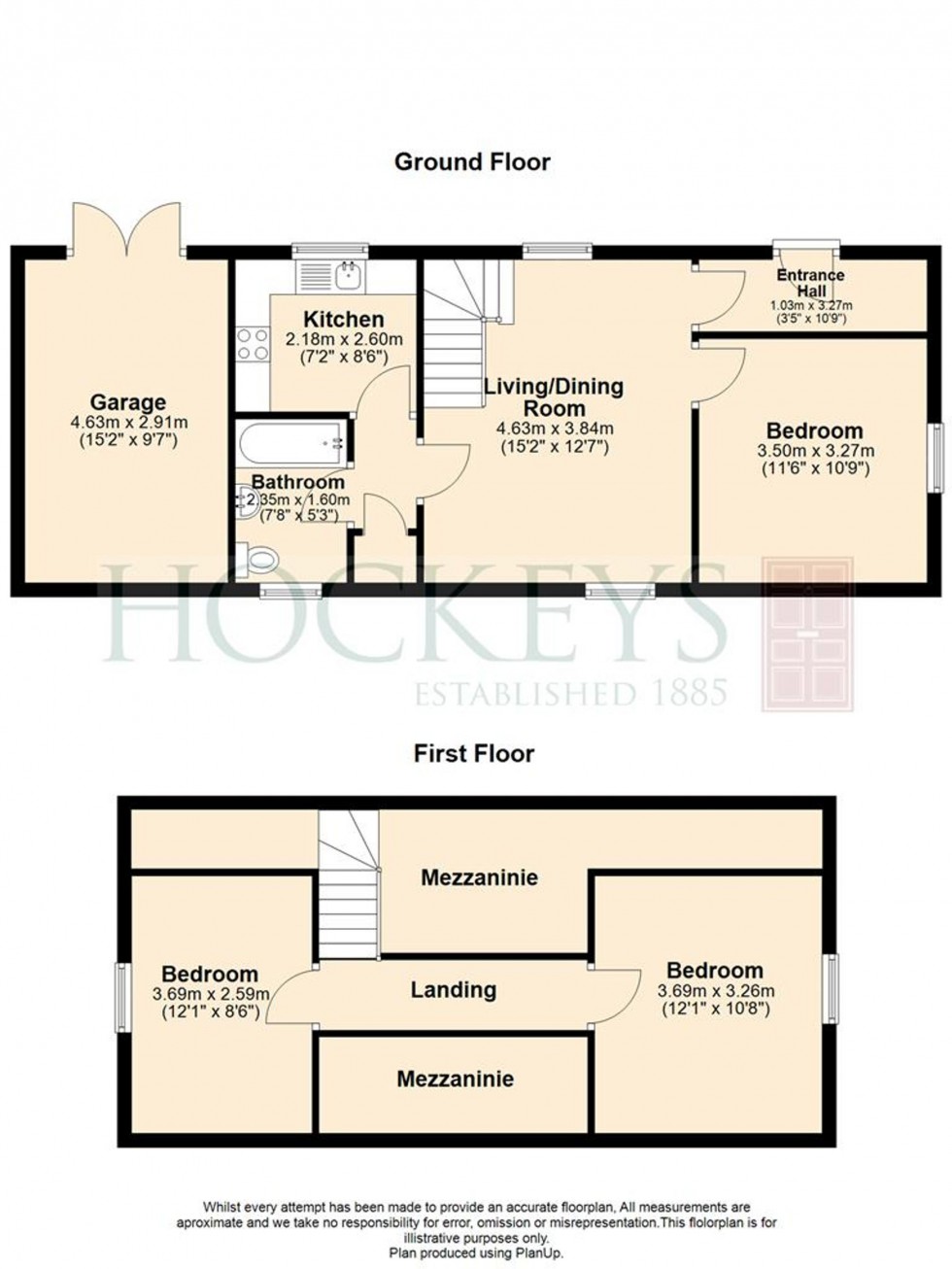 Floorplan for Ditton Green, Woodditton, CB8