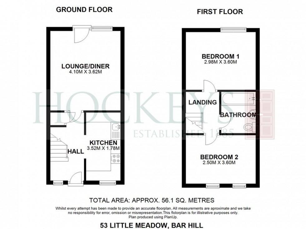 Floorplan for Little Meadow, Bar Hill, CB23