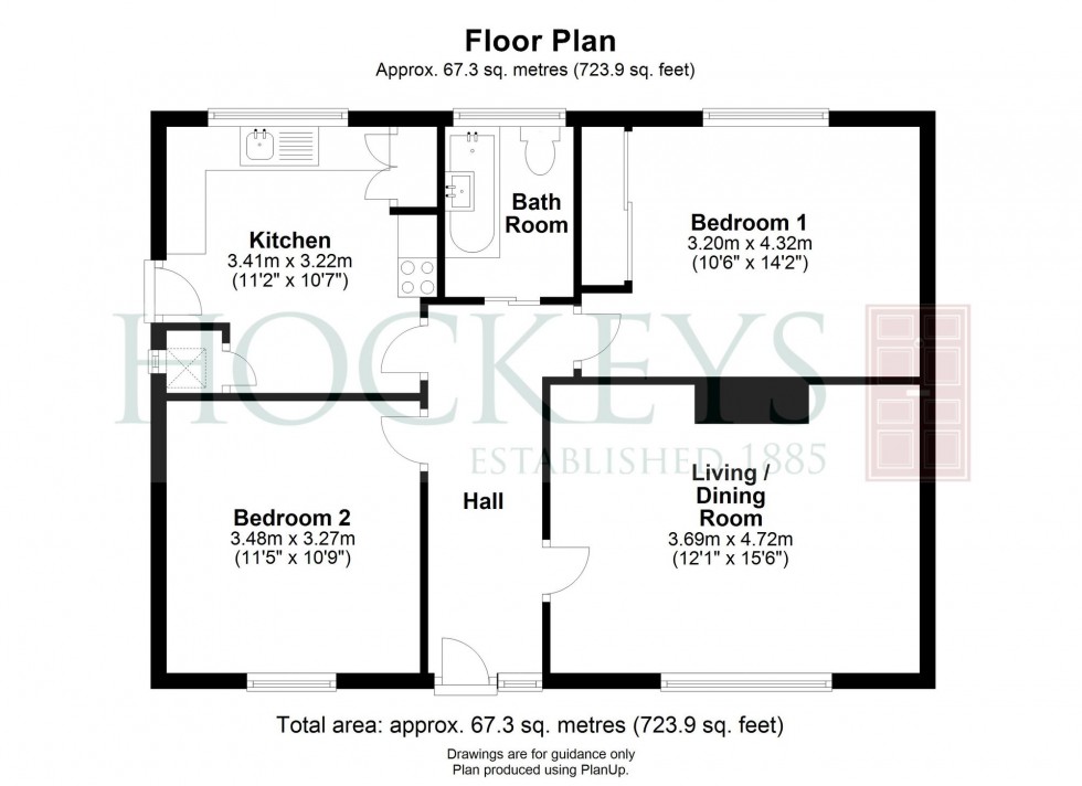 Floorplan for Fountain Lane, Haslingfield, CB23