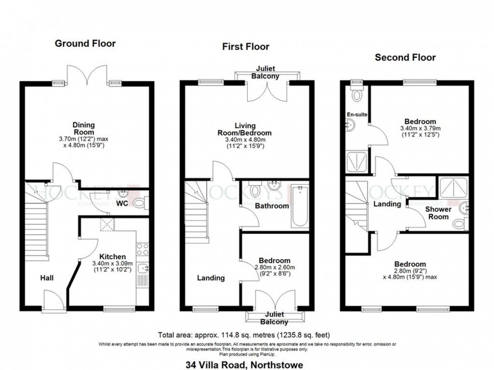 Floorplan for Villa Road, Northstowe, CB24