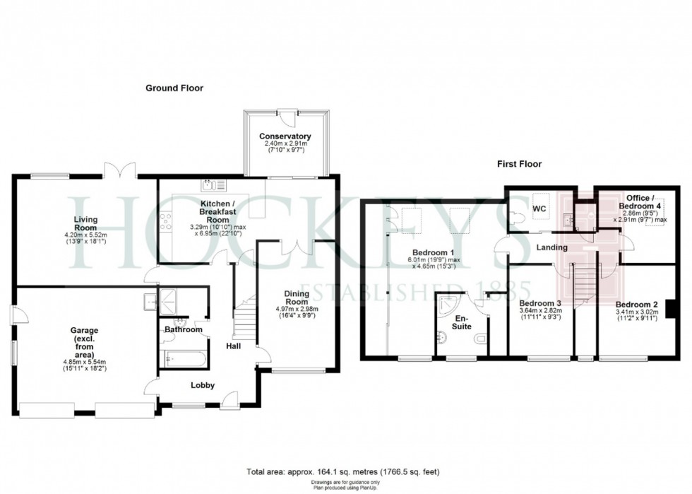Floorplan for Emsons Close, Linton, CB21