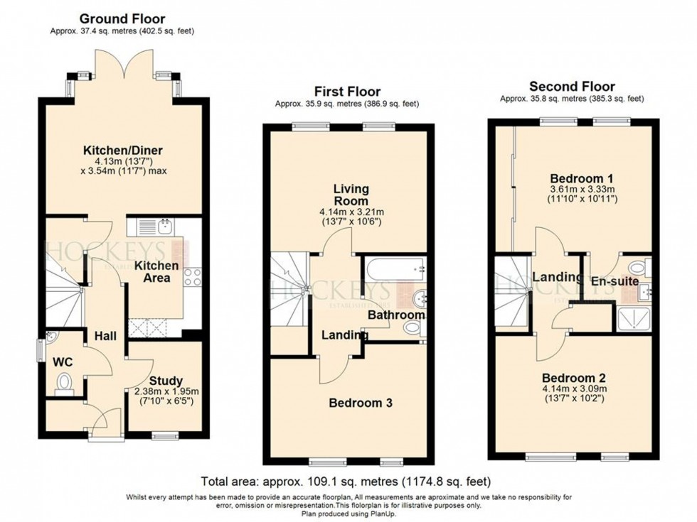 Floorplan for Wellington Road, Northstowe, CB24