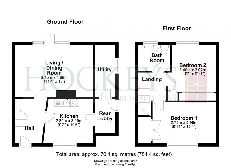 Floorplan for Bridewell Road, Cambridge, CB1