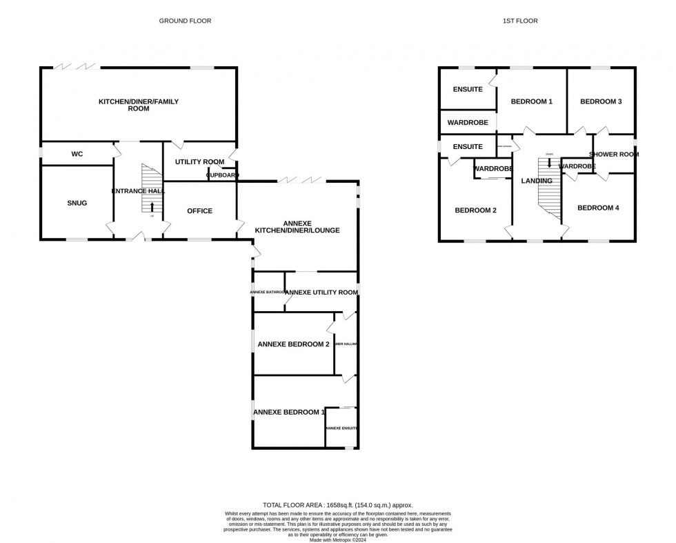 Floorplan for Crews Close, Guyhirn, PE13