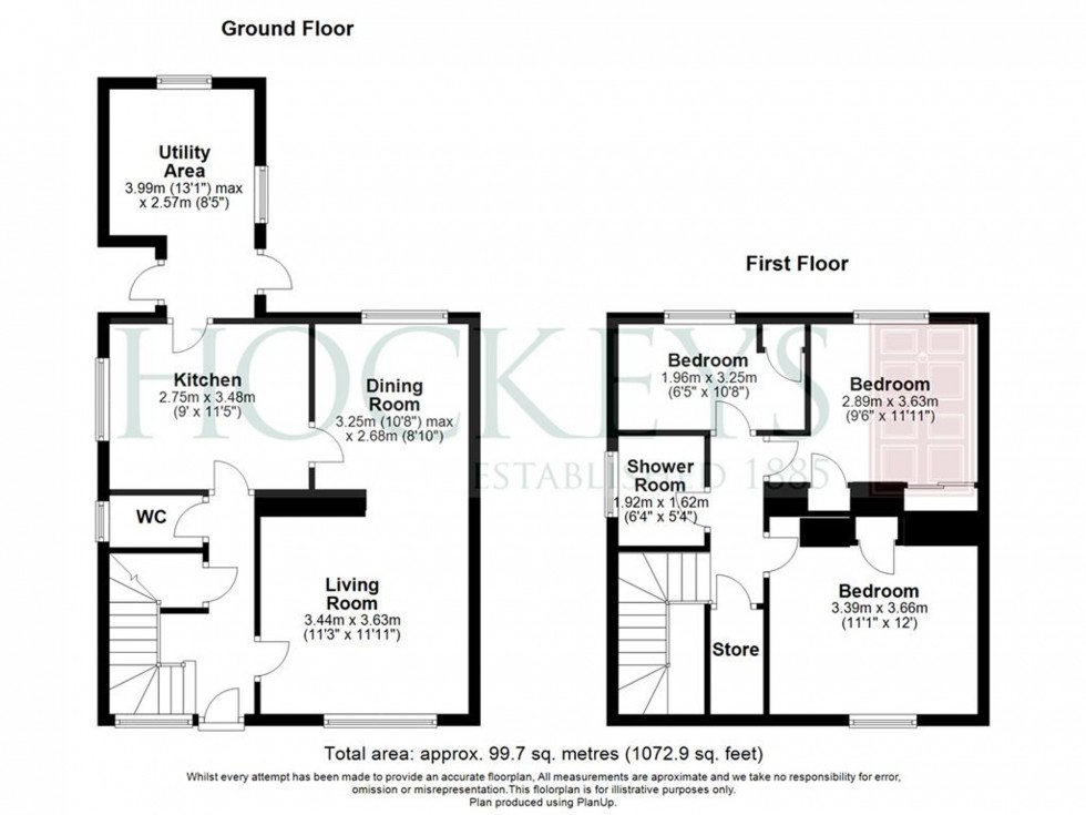 Floorplan for Elin Way, Meldreth, SG8