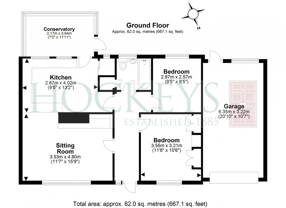 Floorplan for Collingwood Road, Downham Market, PE38