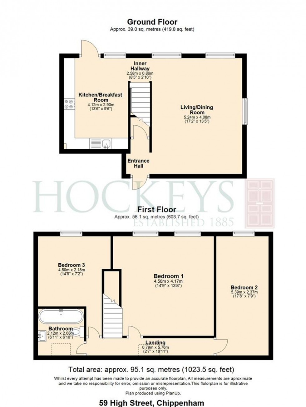 Floorplan for High Street, Chippenham, CB7