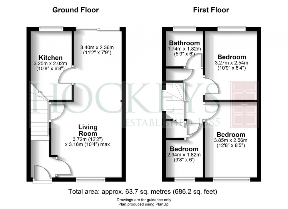 Floorplan for Headington Drive, Cambridge, CB1