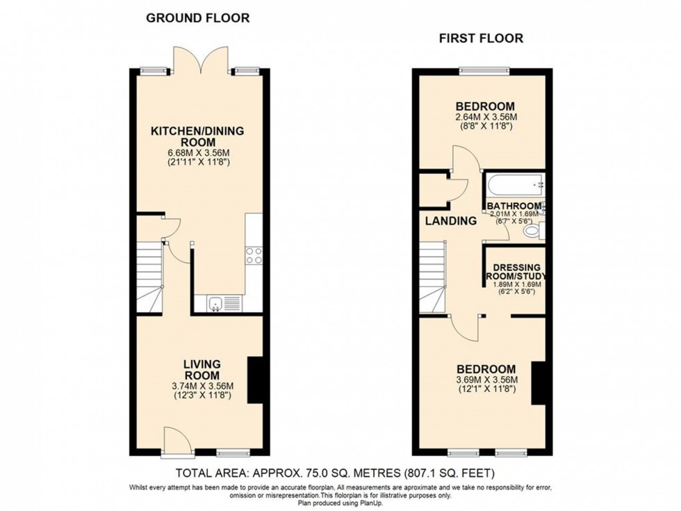 Floorplan for Townsend, Soham, CB7