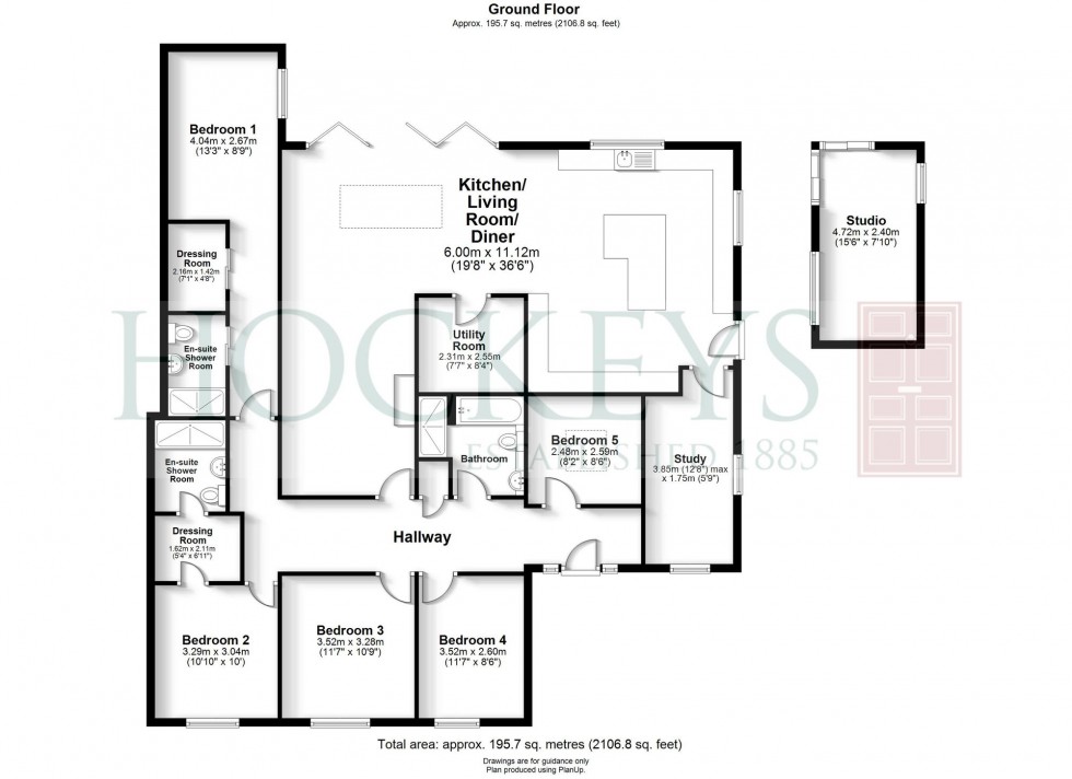 Floorplan for Granta Vale, Linton, CB21