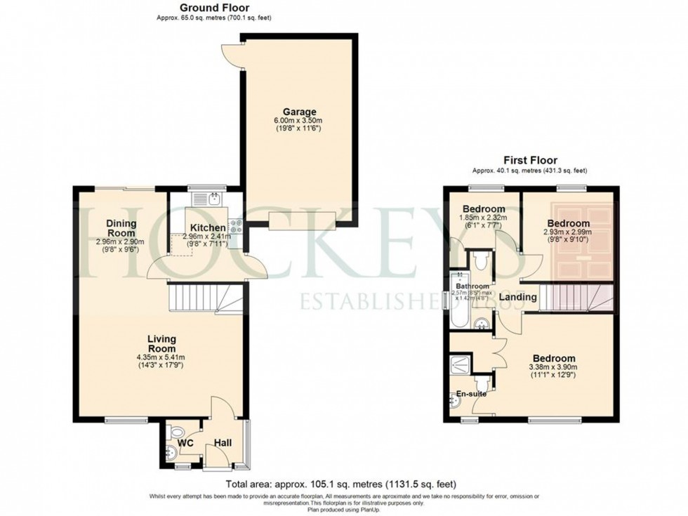 Floorplan for Bayfield Drive, Burwell, CB25