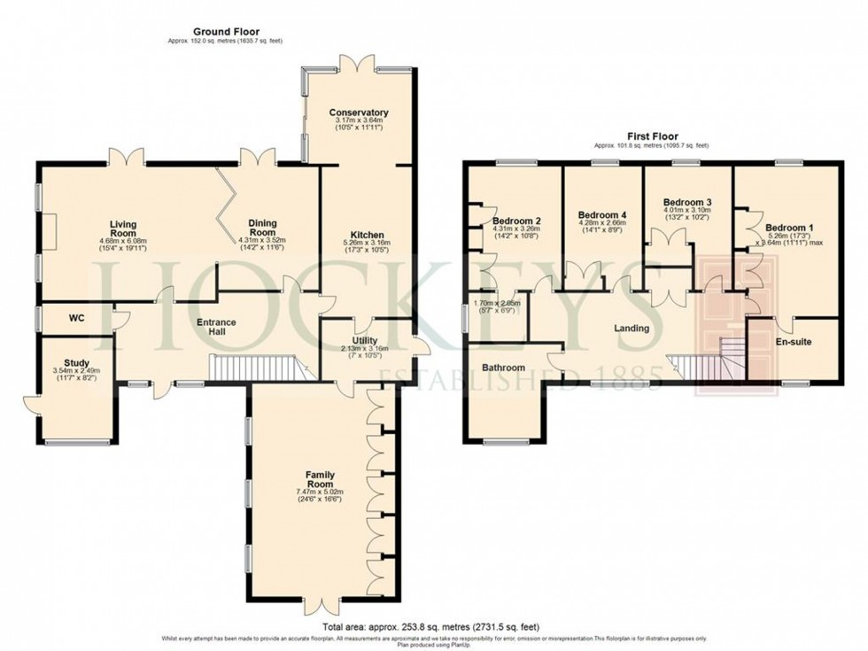 Floorplan for School Lane, Chittering, CB25