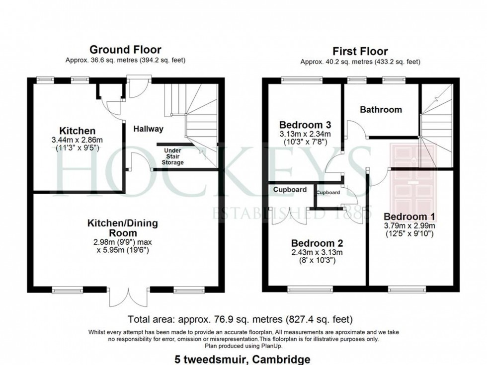Floorplan for Tweedsmuir Court, Cambridge, CB4