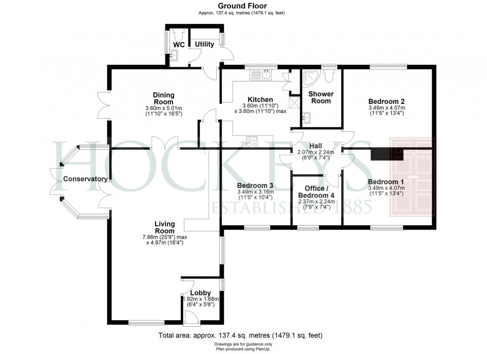 Floorplan for Foxton Road, Barrington, CB22