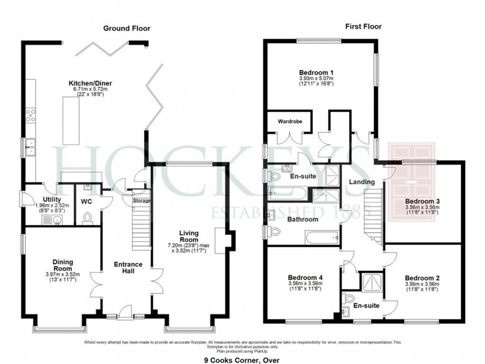 Floorplan for Fen End, Plot 9 The Nurseries Fen End, CB24