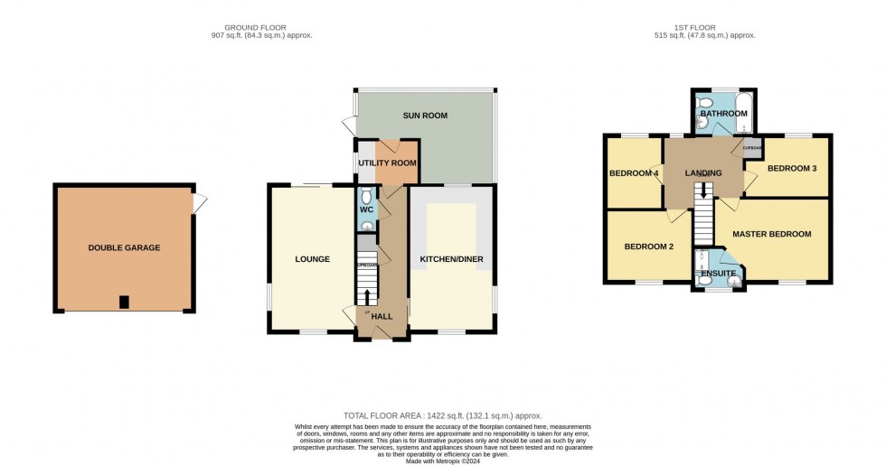 Floorplan for Kestrel Drive, Wisbech, PE13