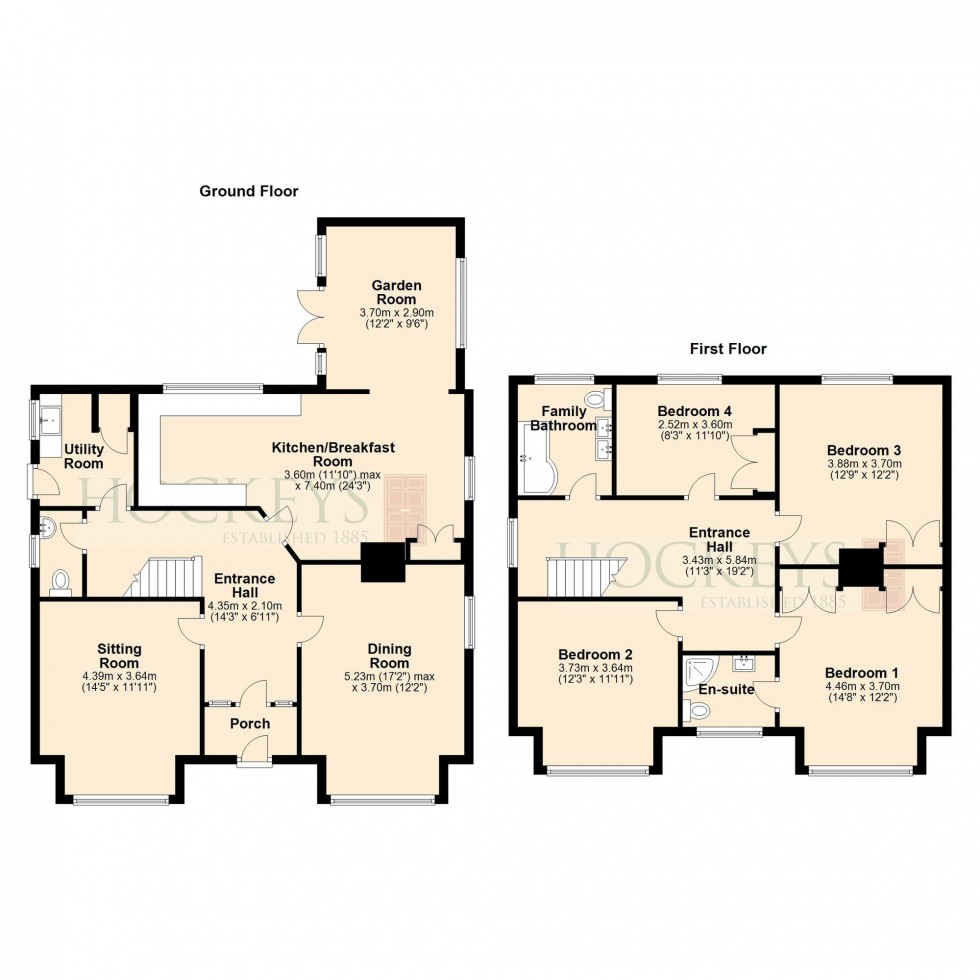 Floorplan for Station Approach, Newmarket, CB8