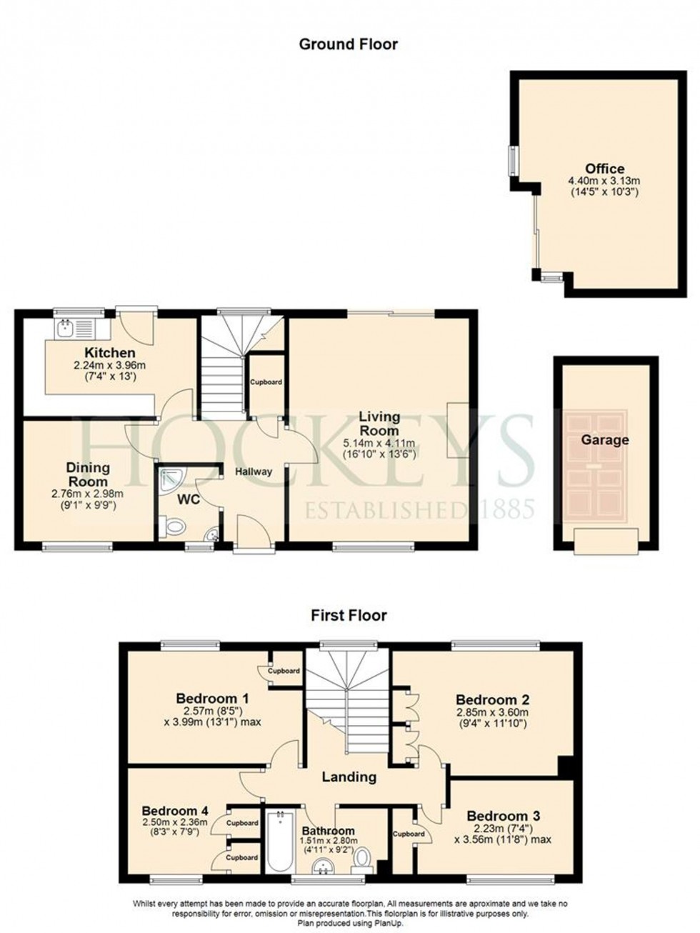 Floorplan for The Woodlands, Linton, CB21