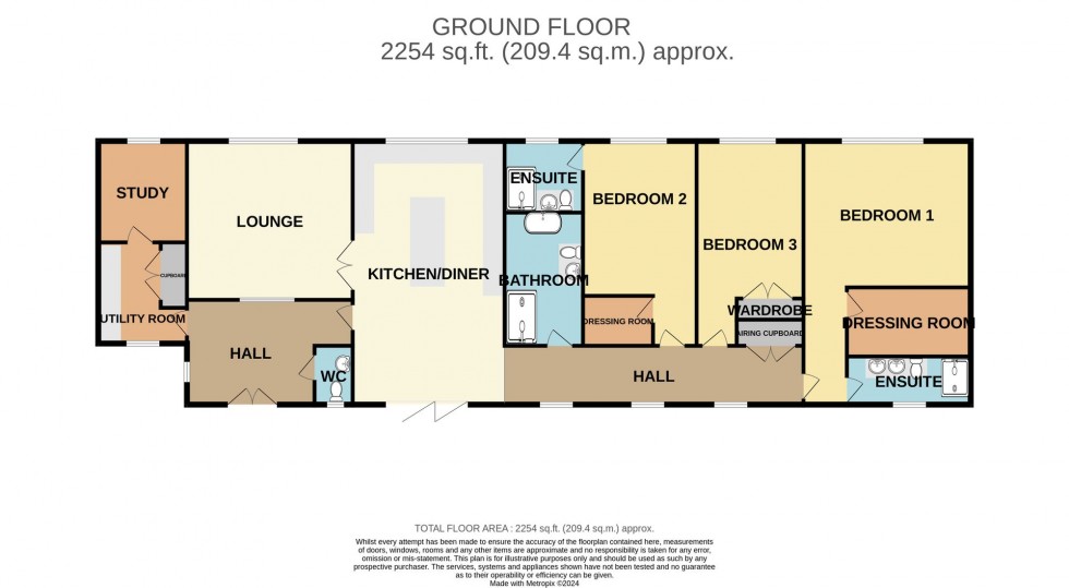 Floorplan for Coldham Bank, March, PE15