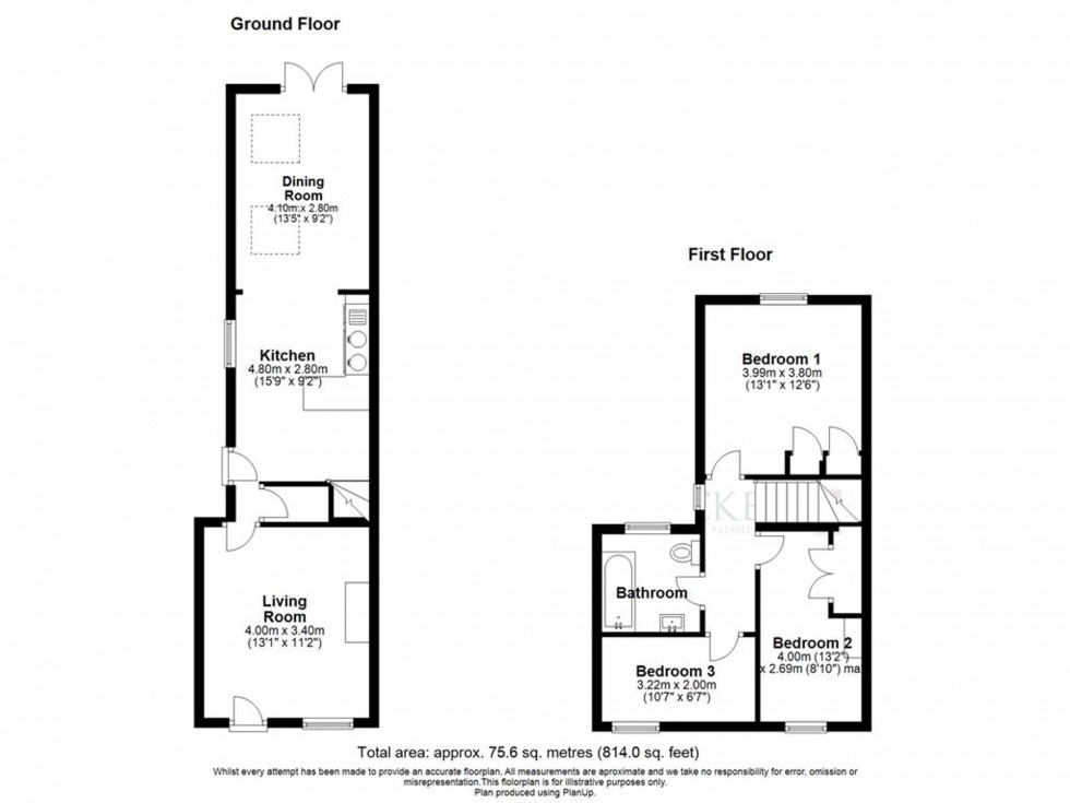 Floorplan for Church Street, Willingham, CB24