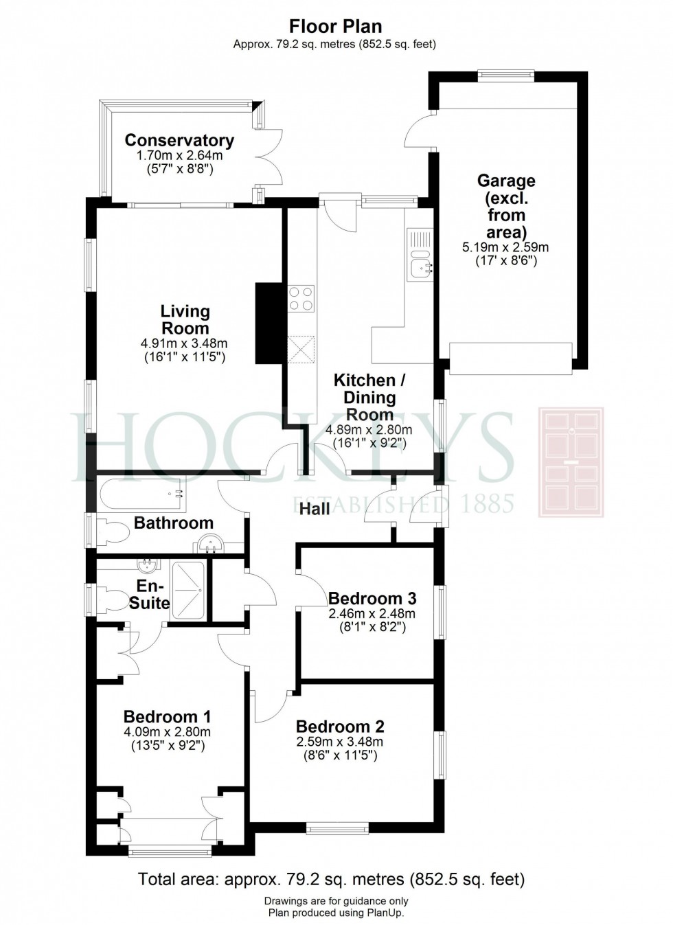 Floorplan for Hillway, Linton, CB21