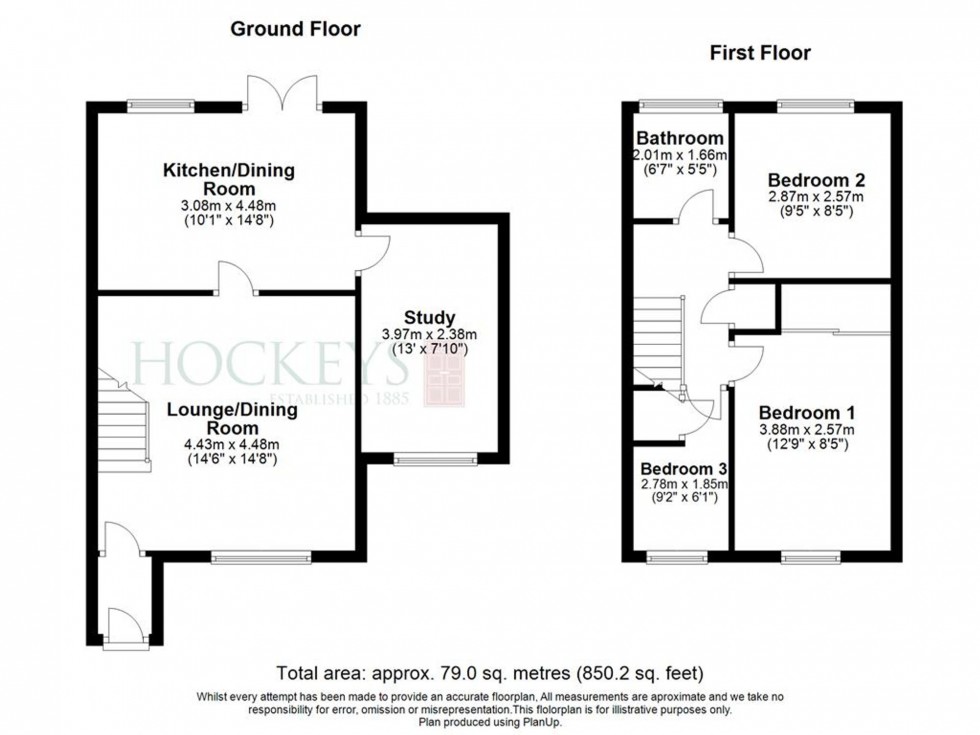 Floorplan for Caribou Way, Cambridge, CB1