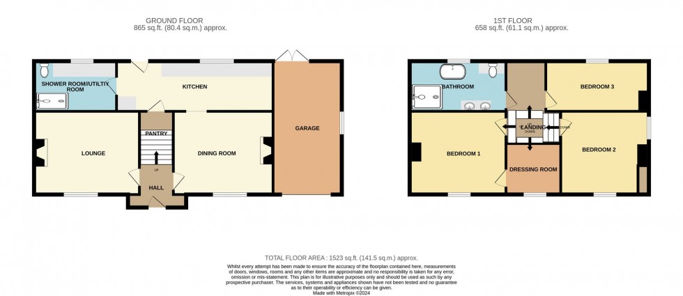 Floorplan for St. Pauls Road North, Walton Highway, PE14