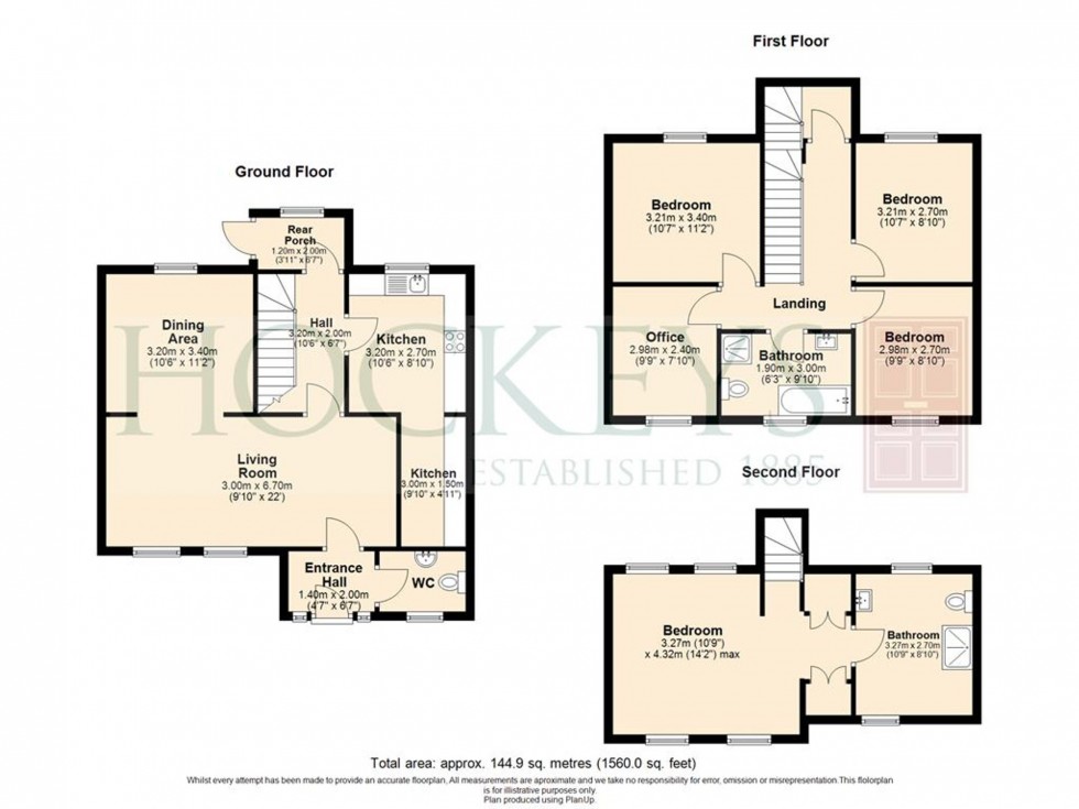 Floorplan for Broad Piece, Soham, CB7