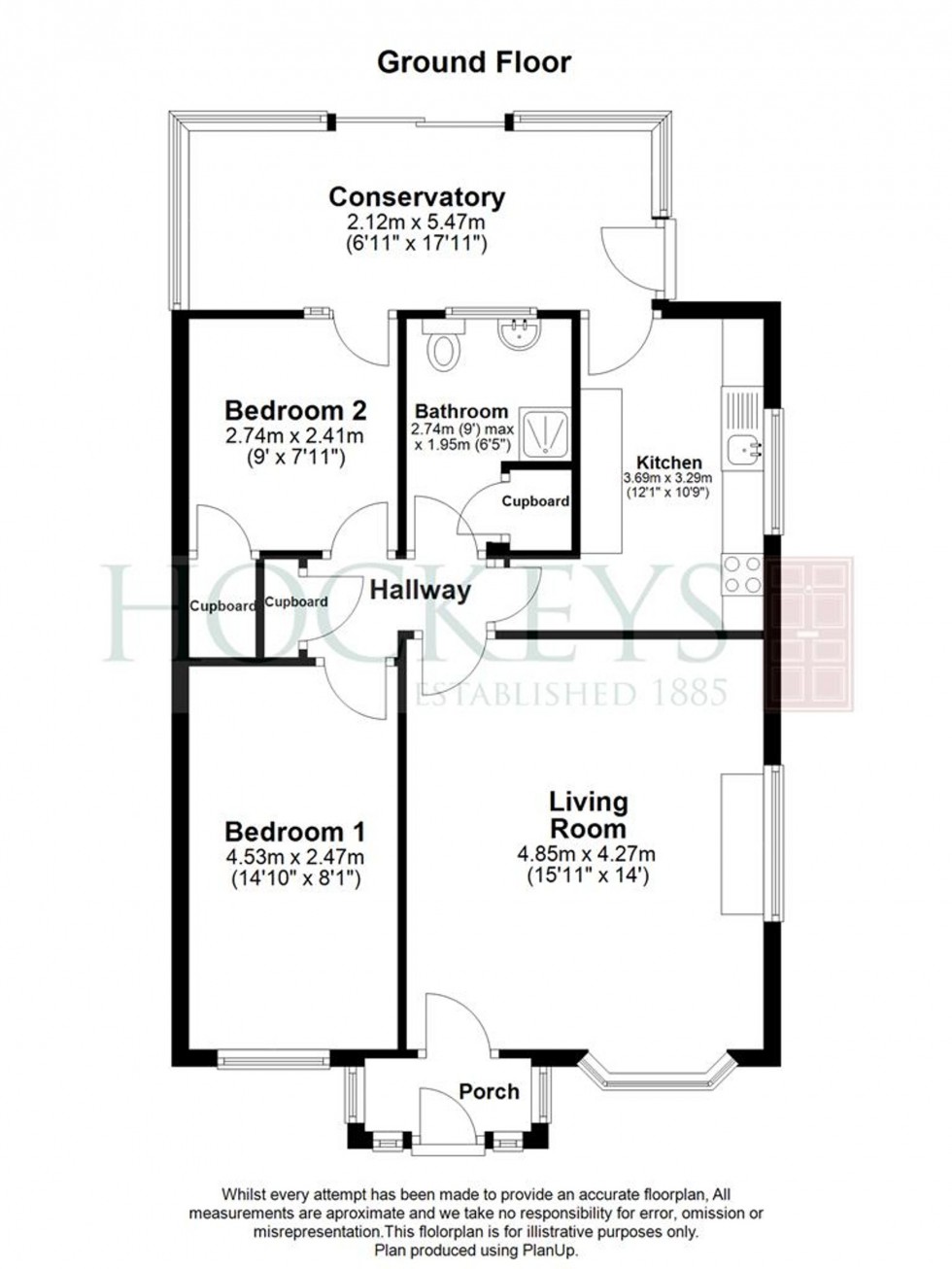 Floorplan for Bartons Close, Balsham, CB21