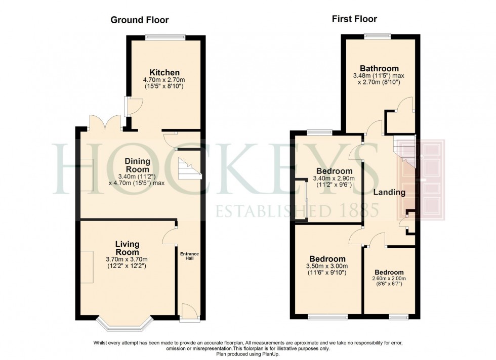 Floorplan for Tenison Road, Cambridge, CB1