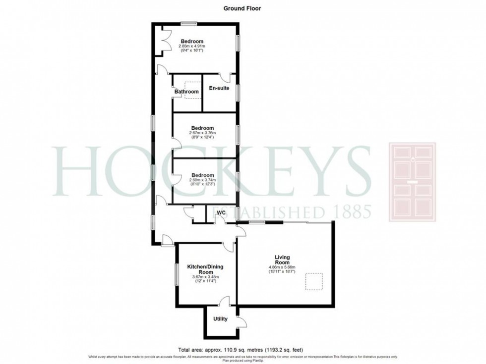 Floorplan for Belvoir Road, Cambridge, CB4