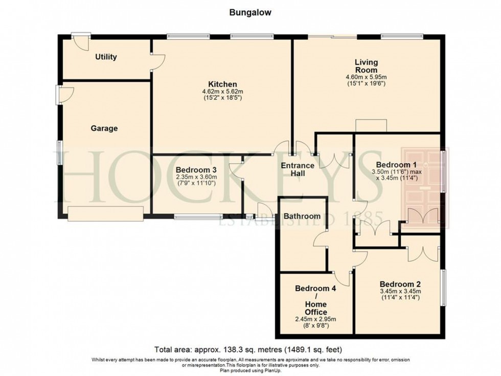 Floorplan for School Lane, Toft, CB23