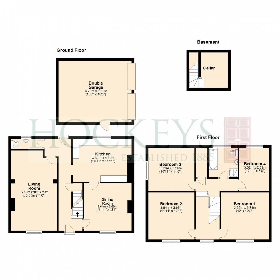 Floorplan for High Street, Burwell, CB25