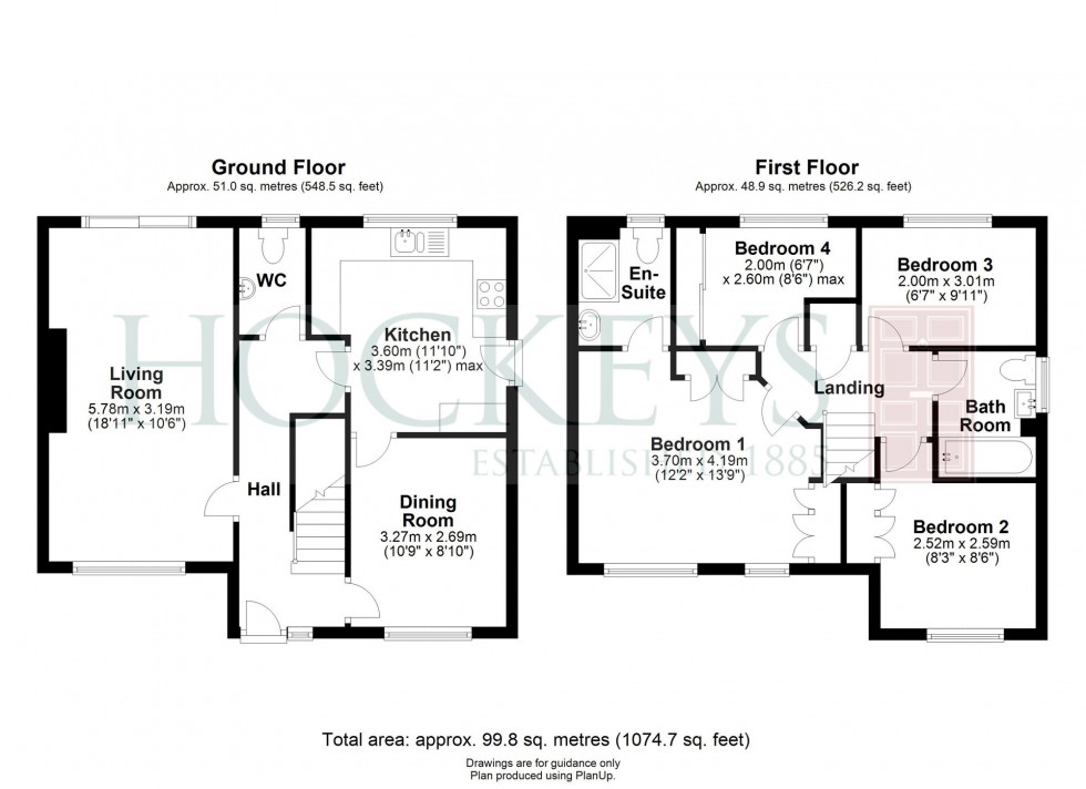 Floorplan for Chantry Close, Swavesey, CB24