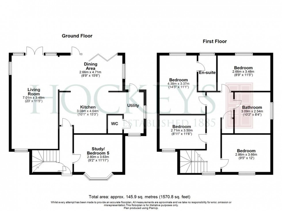 Floorplan for Bourn Road, Caxton, CB23